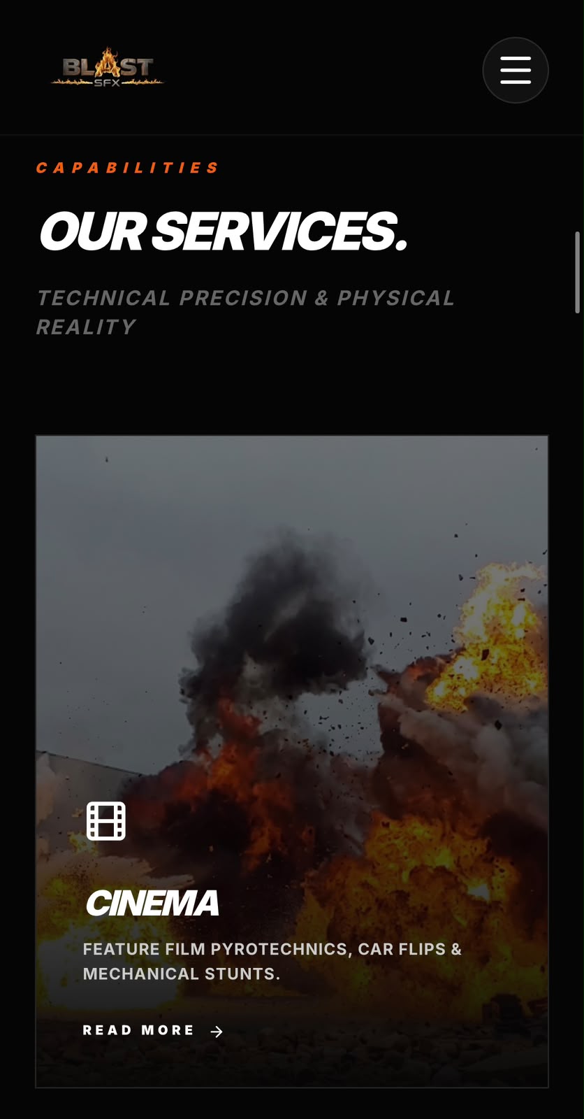 Blast SFX — Services, mobile