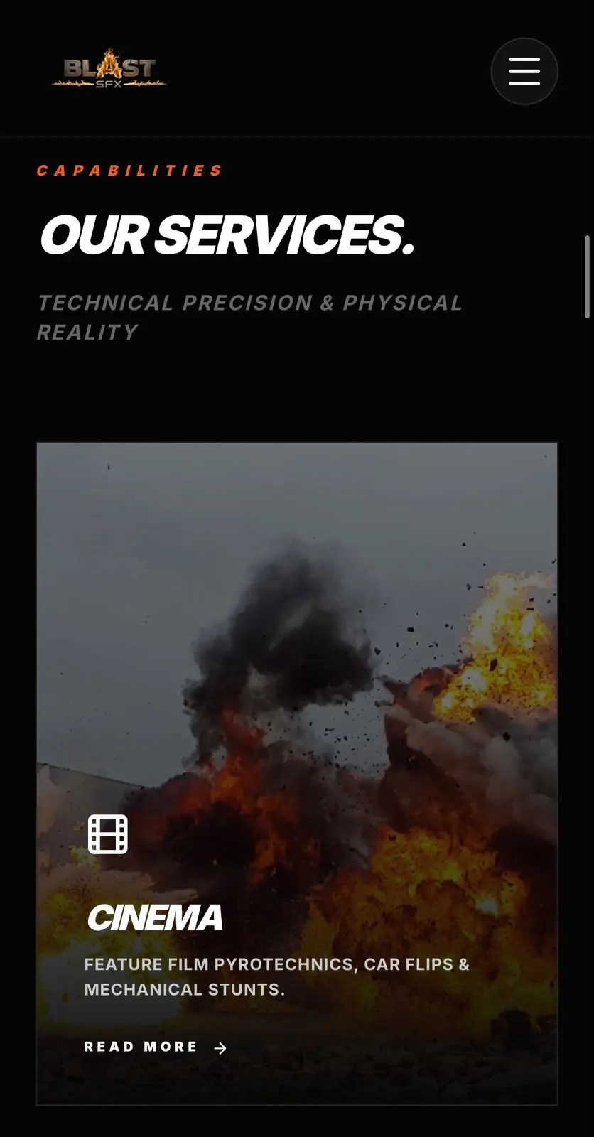 Blast SFX — Services, mobile