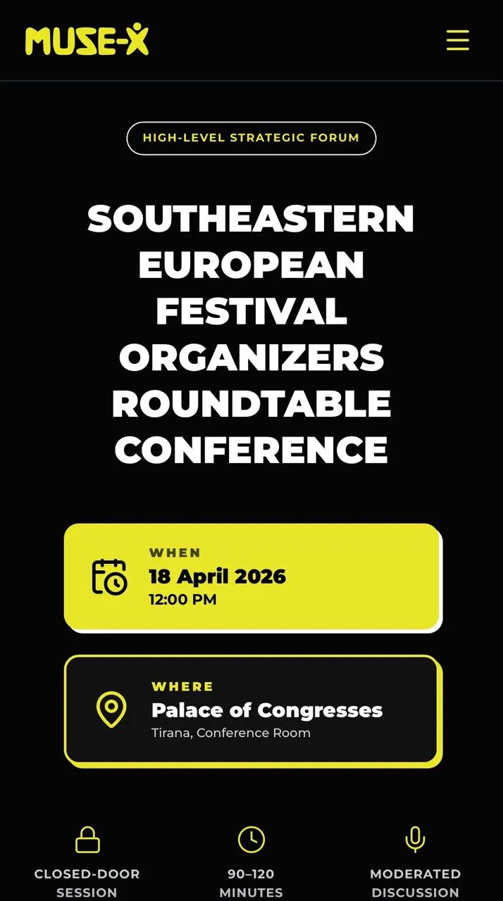 Festival Organizers Roundtable — hero, mobile