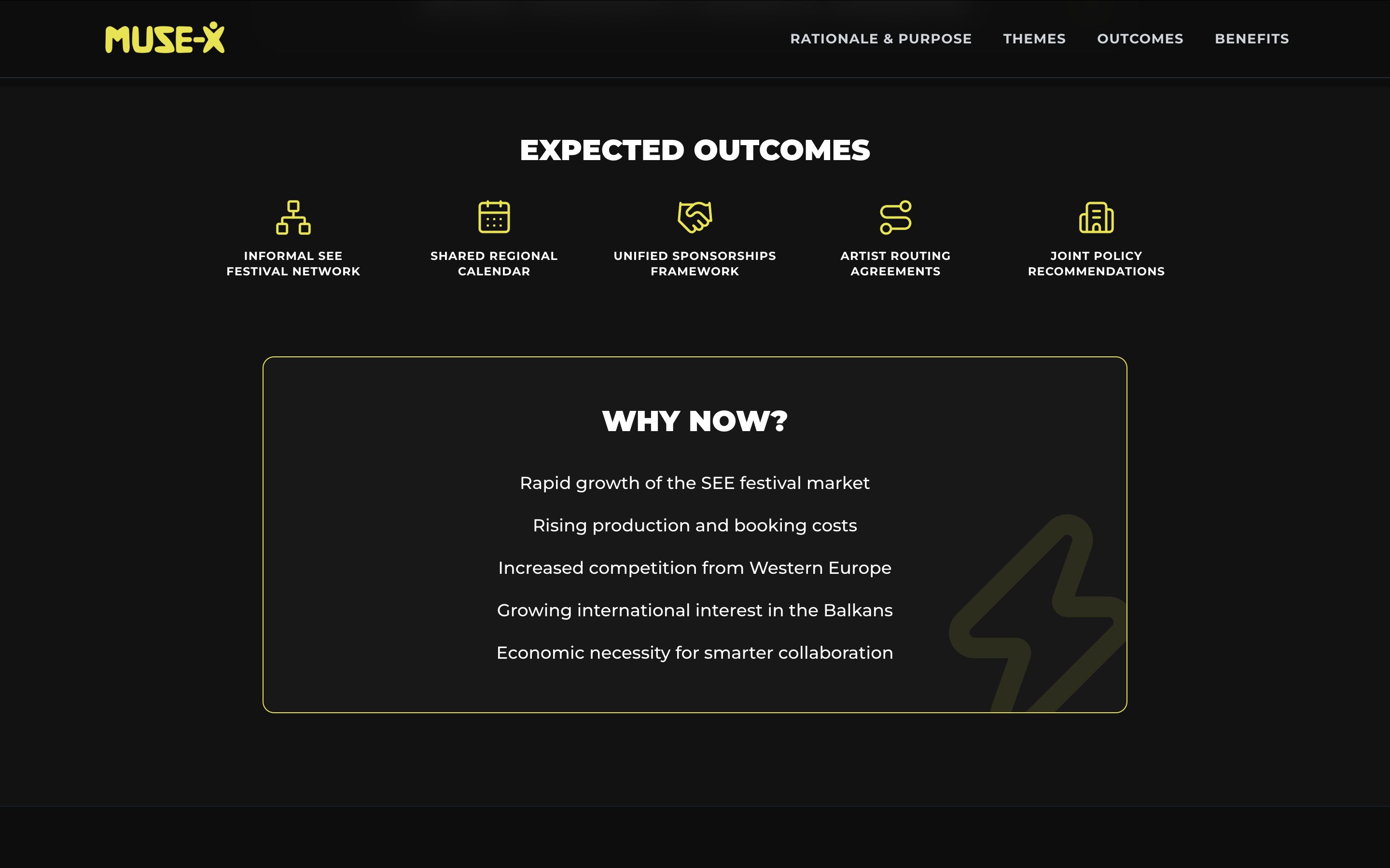 Festival Organizers Roundtable — expected outcomes