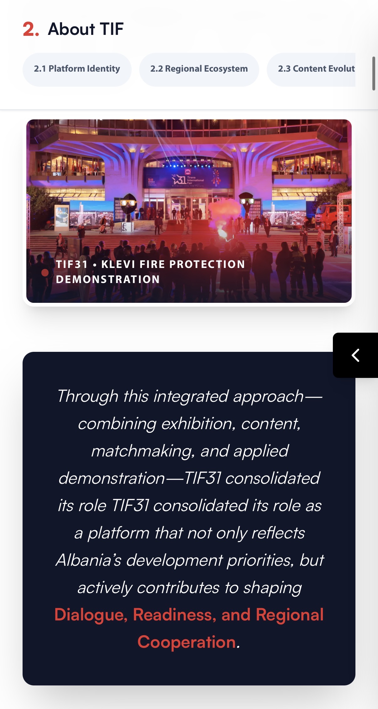 TIF31 Aftershow Report — About TIF chapter, mobile