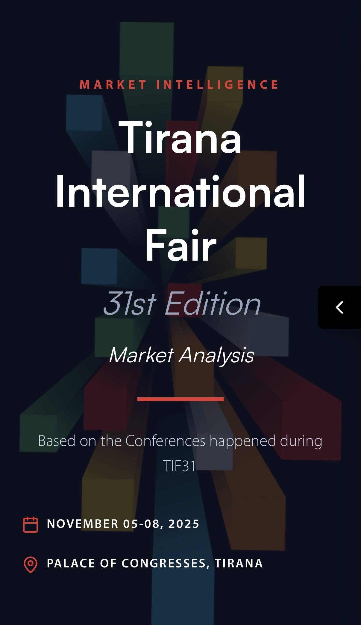 TIF31 Market Analysis — homepage hero, mobile