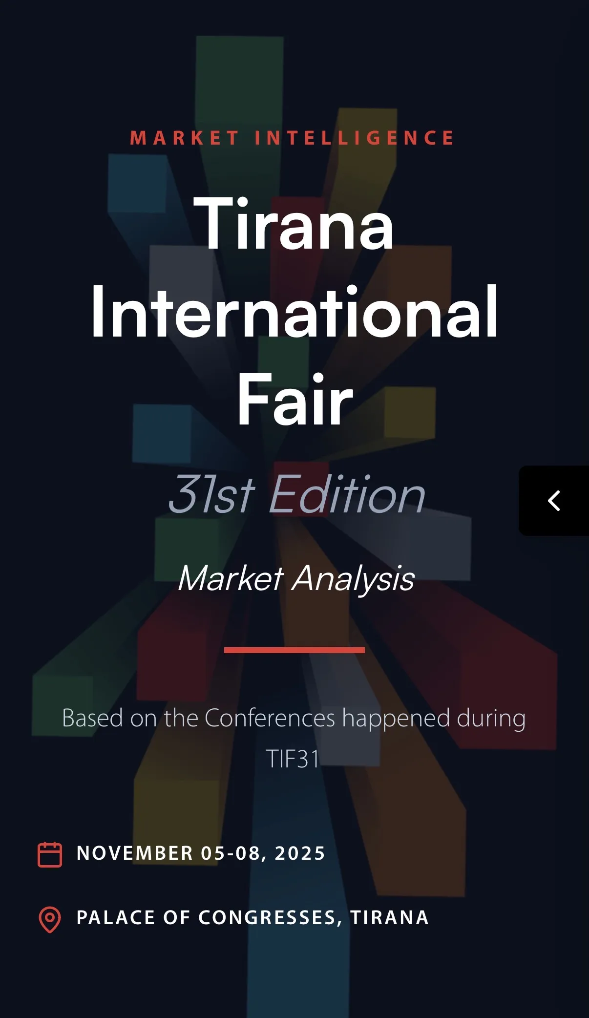 TIF31 Market Analysis — homepage hero, mobile